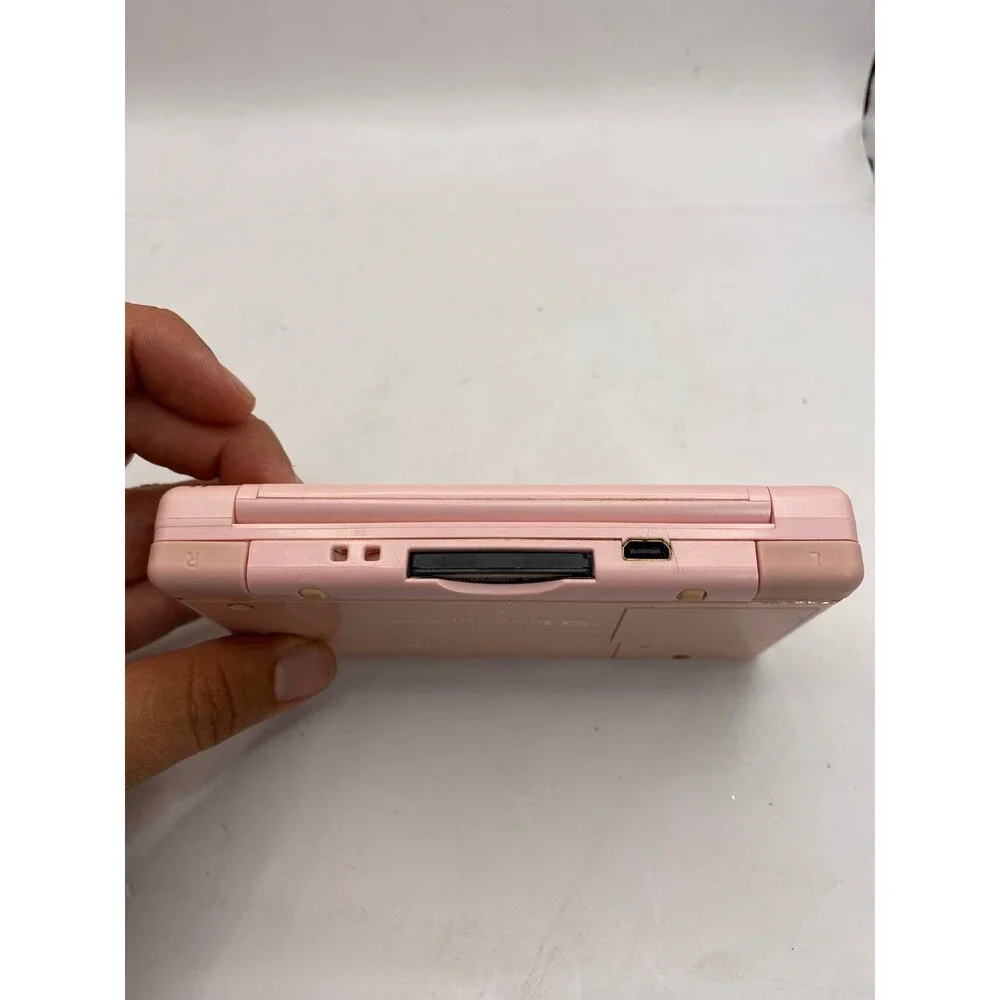 Nintendo DS Lite Coral Pink Handheld Console System Tested Working